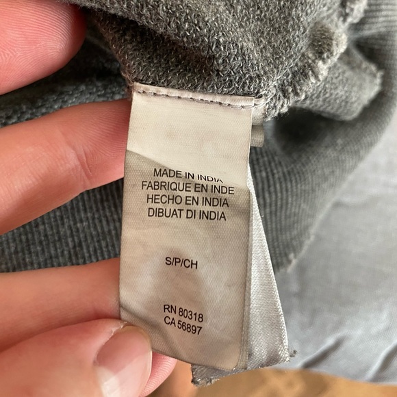 Lucky Brand Distressed Off-the-shoulder Crewneck Sweatshirt - Picture 10 of 11